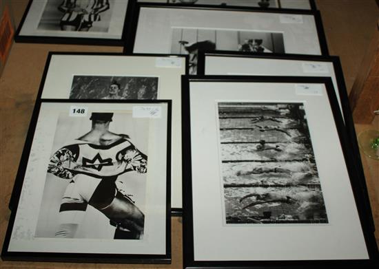 7 mixed framed prints